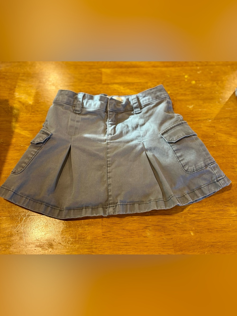 Abercrombie Kids Blue Cargo Skort Size 9/10